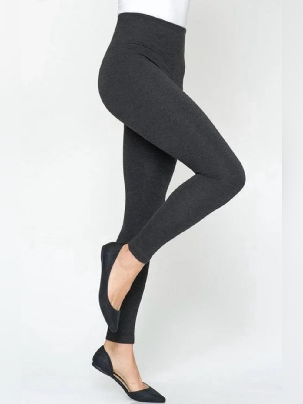 Lysse High-Waist Ponte Leggings - Dark Grey Small